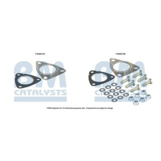 Montavimo komplektas, katalizatoriaus keitiklis BM CATALYSTS FK90072