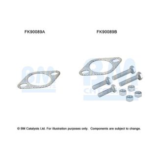 Montavimo komplektas, katalizatoriaus keitiklis BM CATALYSTS FK90089