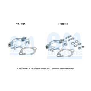 Montavimo komplektas, katalizatoriaus keitiklis BM CATALYSTS FK90099