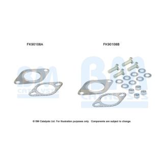 Montavimo komplektas, katalizatoriaus keitiklis BM CATALYSTS FK90108