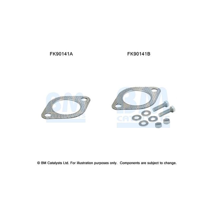Montavimo komplektas, katalizatoriaus keitiklis BM CATALYSTS FK90141