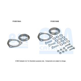 Montavimo komplektas, katalizatoriaus keitiklis BM CATALYSTS FK90184