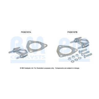 Montavimo komplektas, katalizatoriaus keitiklis BM CATALYSTS FK90197