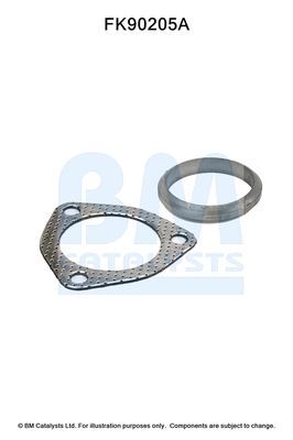 Montavimo komplektas, katalizatoriaus keitiklis BM CATALYSTS FK90205