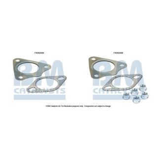 Montavimo komplektas, katalizatoriaus keitiklis BM CATALYSTS FK90208