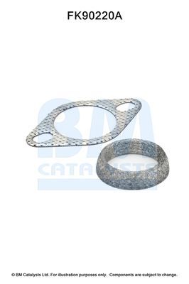 Montavimo komplektas, katalizatoriaus keitiklis BM CATALYSTS FK90220