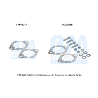 Montavimo komplektas, katalizatoriaus keitiklis BM CATALYSTS FK90224