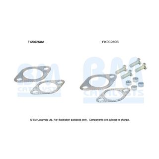 Montavimo komplektas, katalizatoriaus keitiklis BM CATALYSTS FK90260