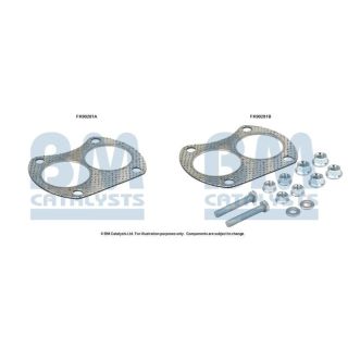 Montavimo komplektas, katalizatoriaus keitiklis BM CATALYSTS FK90281