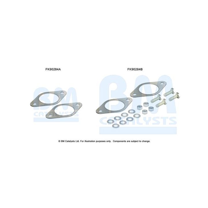 Montavimo komplektas, katalizatoriaus keitiklis BM CATALYSTS FK90284