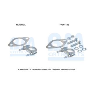 Montavimo komplektas, katalizatoriaus keitiklis BM CATALYSTS FK90413