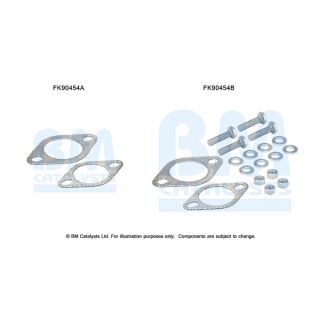 Montavimo komplektas, katalizatoriaus keitiklis BM CATALYSTS FK90454