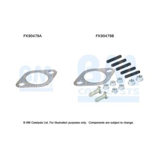 Montavimo komplektas, katalizatoriaus keitiklis BM CATALYSTS FK90479