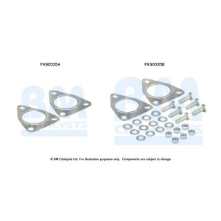 Montavimo komplektas, katalizatoriaus keitiklis BM CATALYSTS FK90535