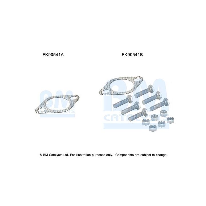 Montavimo komplektas, katalizatoriaus keitiklis BM CATALYSTS FK90541