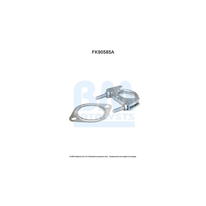 Montavimo komplektas, katalizatoriaus keitiklis BM CATALYSTS FK90585