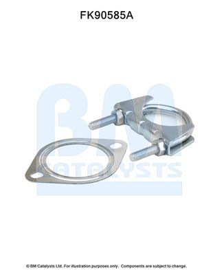 Montavimo komplektas, katalizatoriaus keitiklis BM CATALYSTS FK90585