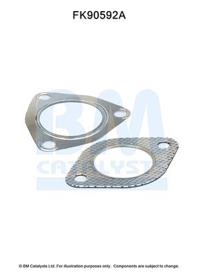 Montavimo komplektas, katalizatoriaus keitiklis BM CATALYSTS FK90592