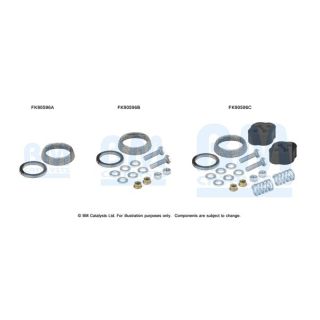 Montavimo komplektas, katalizatoriaus keitiklis BM CATALYSTS FK90596