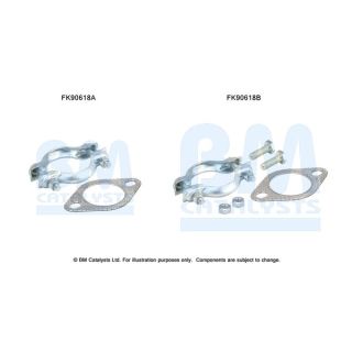 Montavimo komplektas, katalizatoriaus keitiklis BM CATALYSTS FK90618