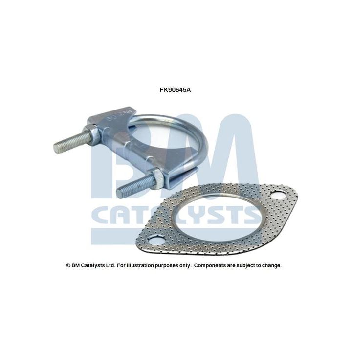 Montavimo komplektas, katalizatoriaus keitiklis BM CATALYSTS FK90645