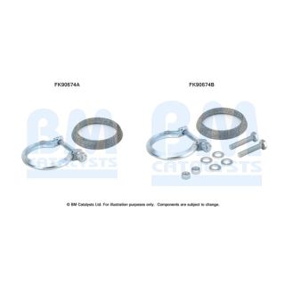 Montavimo komplektas, katalizatoriaus keitiklis BM CATALYSTS FK90674