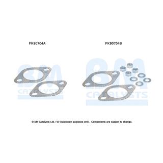 Montavimo komplektas, katalizatoriaus keitiklis BM CATALYSTS FK90704
