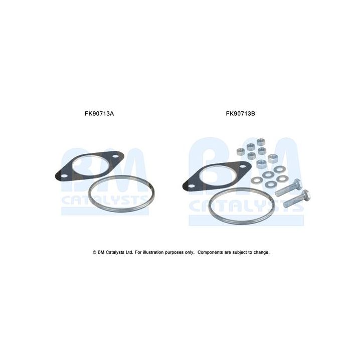 Montavimo komplektas, katalizatoriaus keitiklis BM CATALYSTS FK90713