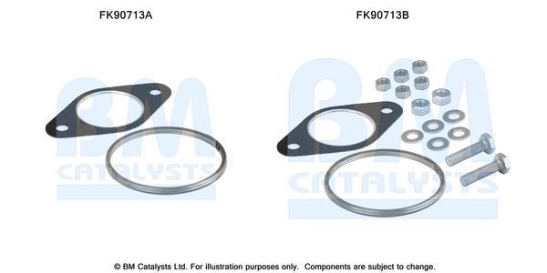 Montavimo komplektas, katalizatoriaus keitiklis BM CATALYSTS FK90713