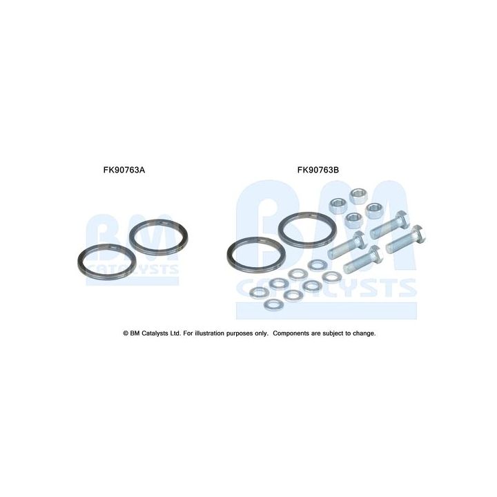 Montavimo komplektas, katalizatoriaus keitiklis BM CATALYSTS FK90763