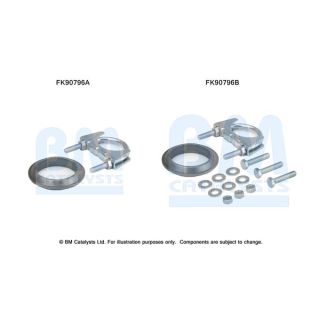 Montavimo komplektas, katalizatoriaus keitiklis BM CATALYSTS FK90796