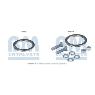Montavimo komplektas, katalizatoriaus keitiklis BM CATALYSTS FK90797
