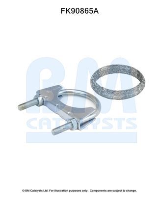 Montavimo komplektas, katalizatoriaus keitiklis BM CATALYSTS FK90865