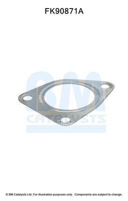 Montavimo komplektas, katalizatoriaus keitiklis BM CATALYSTS FK90871