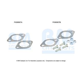 Montavimo komplektas, katalizatoriaus keitiklis BM CATALYSTS FK90907