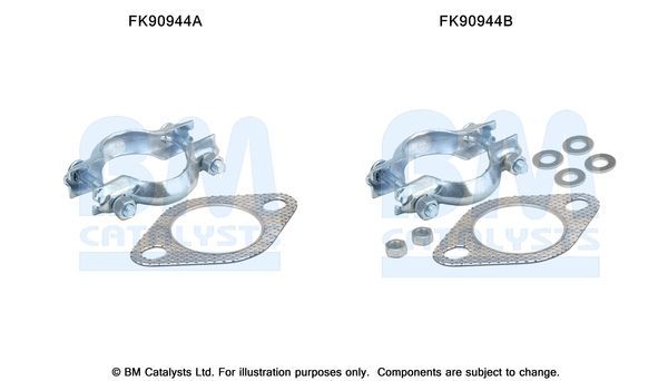 Montavimo komplektas, katalizatoriaus keitiklis BM CATALYSTS FK90944