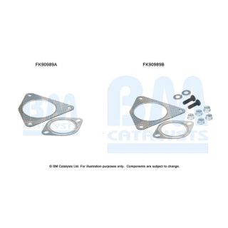 Montavimo komplektas, katalizatoriaus keitiklis BM CATALYSTS FK90989