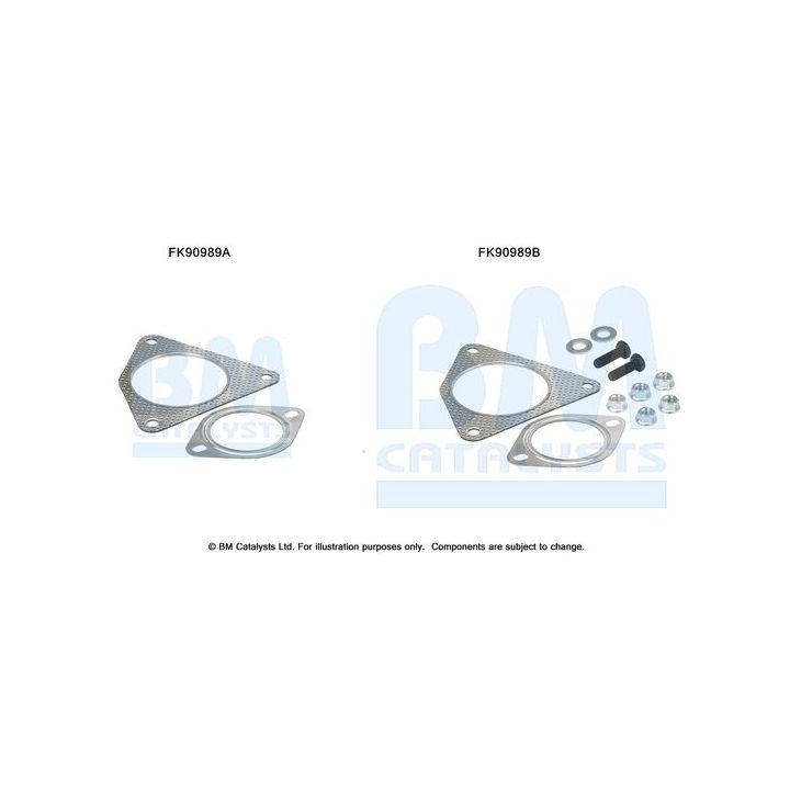 Montavimo komplektas, katalizatoriaus keitiklis BM CATALYSTS FK90989