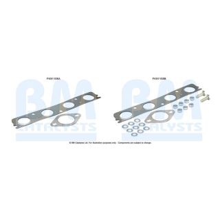 Montavimo komplektas, katalizatoriaus keitiklis BM CATALYSTS FK91108