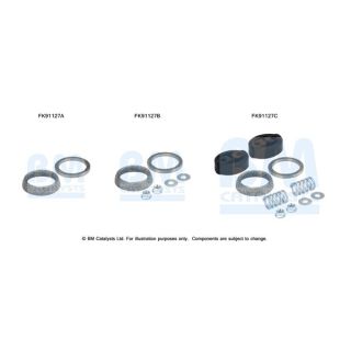 Montavimo komplektas, katalizatoriaus keitiklis BM CATALYSTS FK91127
