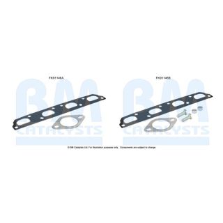 Montavimo komplektas, katalizatoriaus keitiklis BM CATALYSTS FK91146