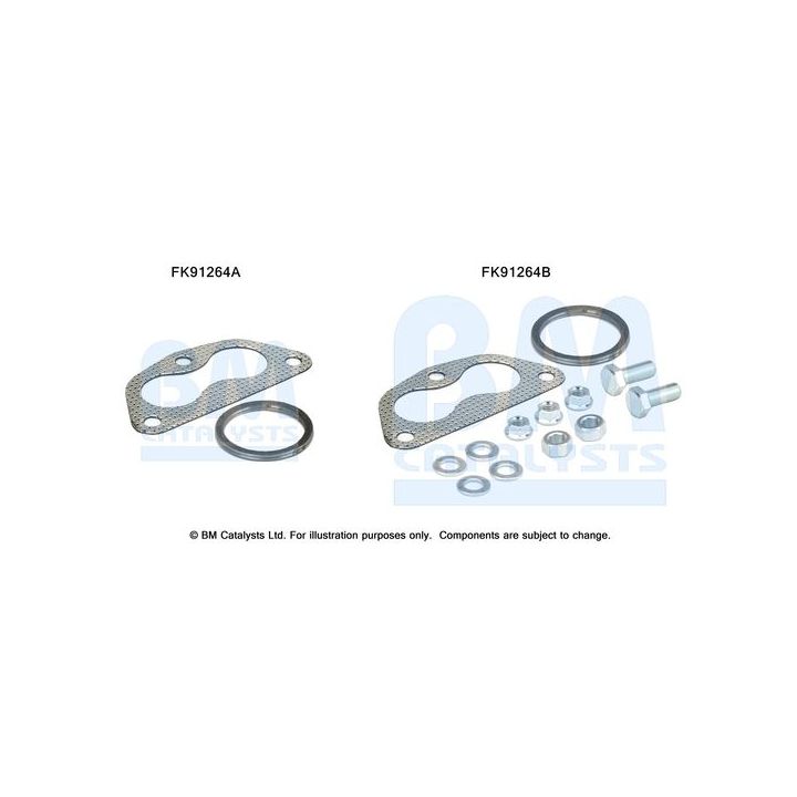 Montavimo komplektas, katalizatoriaus keitiklis BM CATALYSTS FK91264