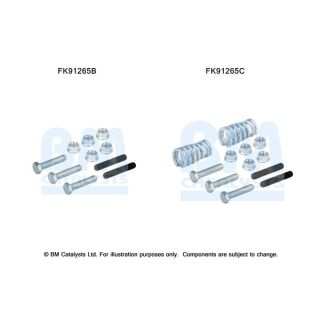 Montavimo komplektas, katalizatoriaus keitiklis BM CATALYSTS FK91265