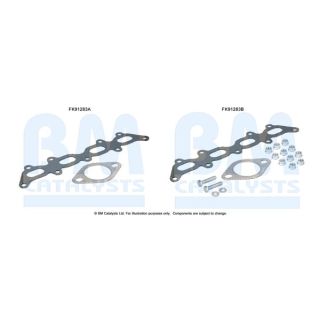 Montavimo komplektas, katalizatoriaus keitiklis BM CATALYSTS FK91283