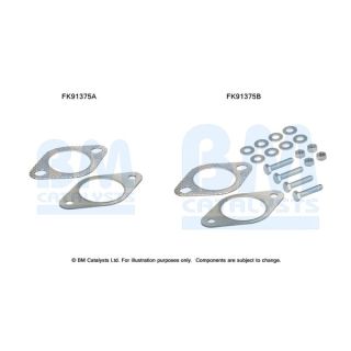 Montavimo komplektas, katalizatoriaus keitiklis BM CATALYSTS FK91375