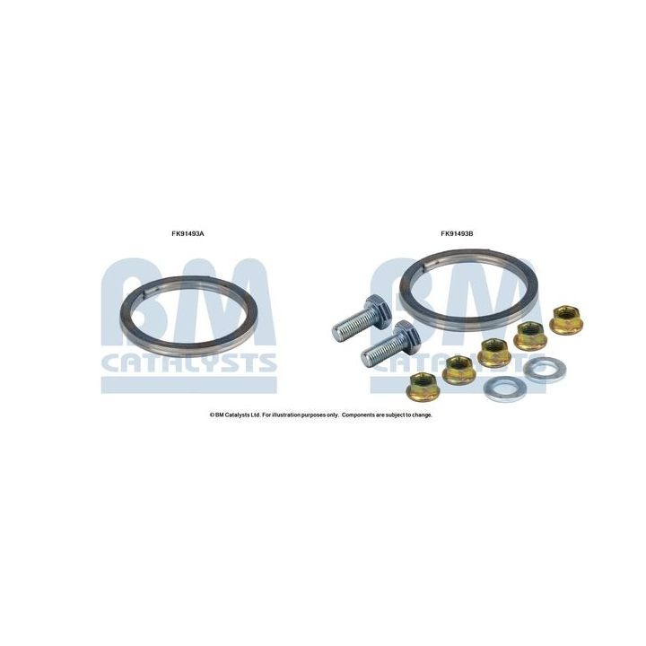 Montavimo komplektas, katalizatoriaus keitiklis BM CATALYSTS FK91493