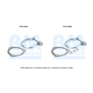 Montavimo komplektas, katalizatoriaus keitiklis BM CATALYSTS FK91499