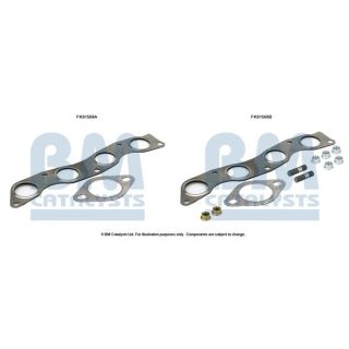 Montavimo komplektas, katalizatoriaus keitiklis BM CATALYSTS FK91568