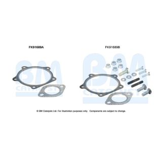 Montavimo komplektas, katalizatoriaus keitiklis BM CATALYSTS FK91689
