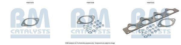 Montavimo komplektas, katalizatoriaus keitiklis BM CATALYSTS FK91737